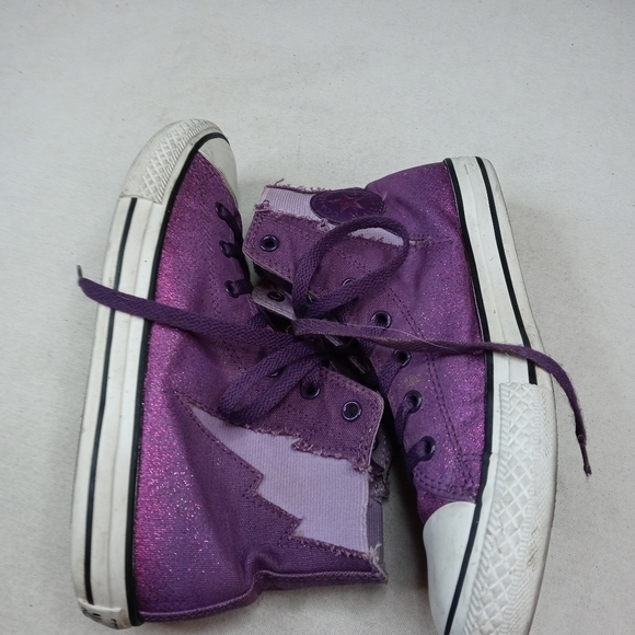 Converse Chuck Taylor All Star women purple glitte - Picture 4 of 7